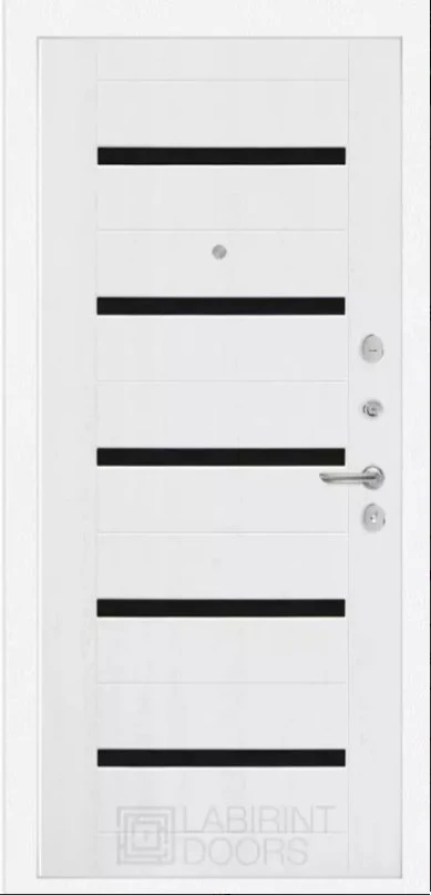 01 - Белое дерево, стекло черное